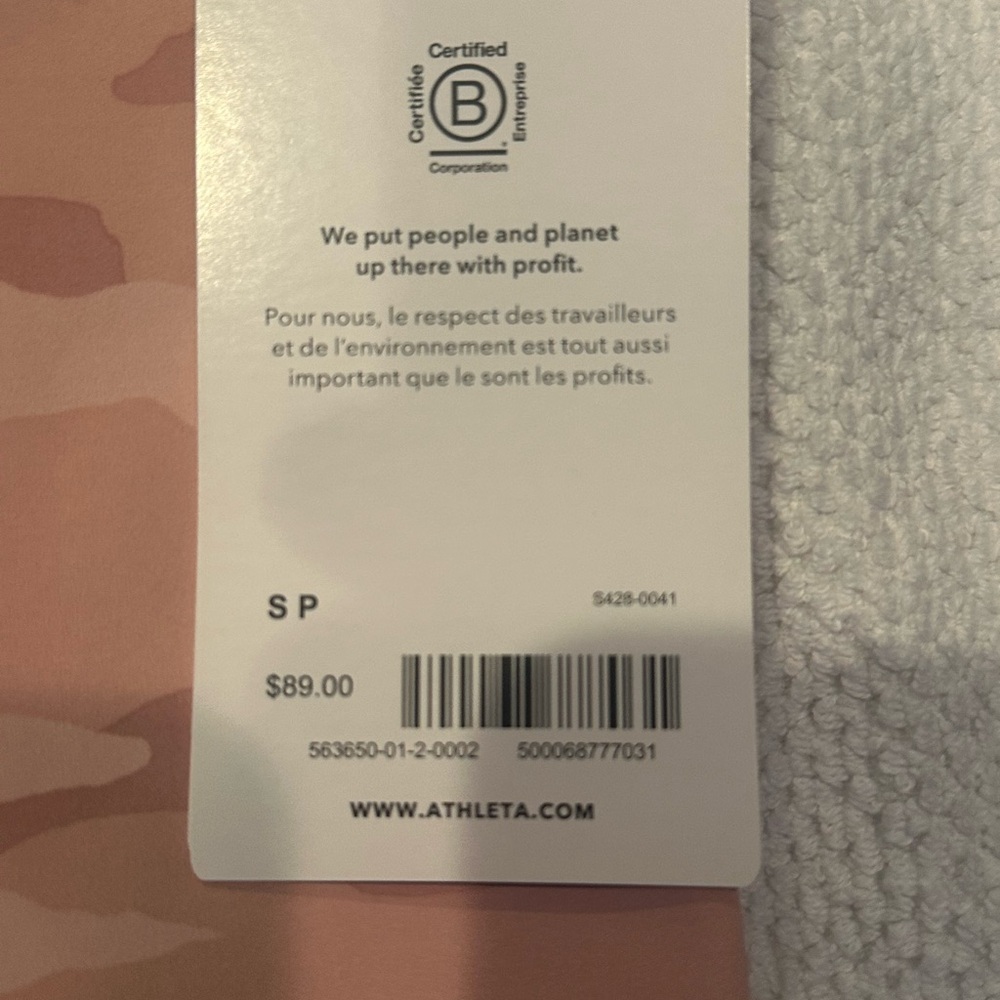 Athleta Elation Camo Leggings - pink - Picture 2 of 3